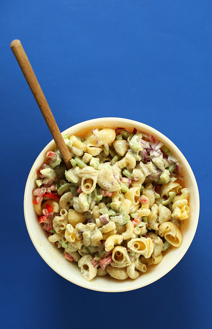 Vegan Macaroni Salad
 20 Flavorful Pasta Salad Recipes