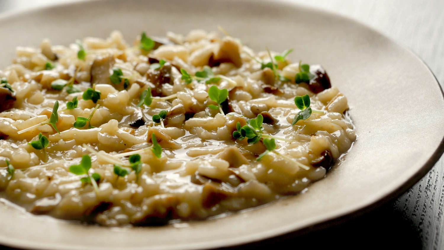 Vegan Mushroom Risotto
 Mushroom Risotto