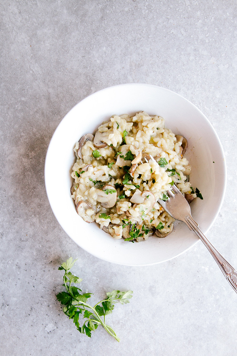 Vegan Mushroom Risotto
 Creamy Mushroom Risotto Vegan GF Wallflower Kitchen