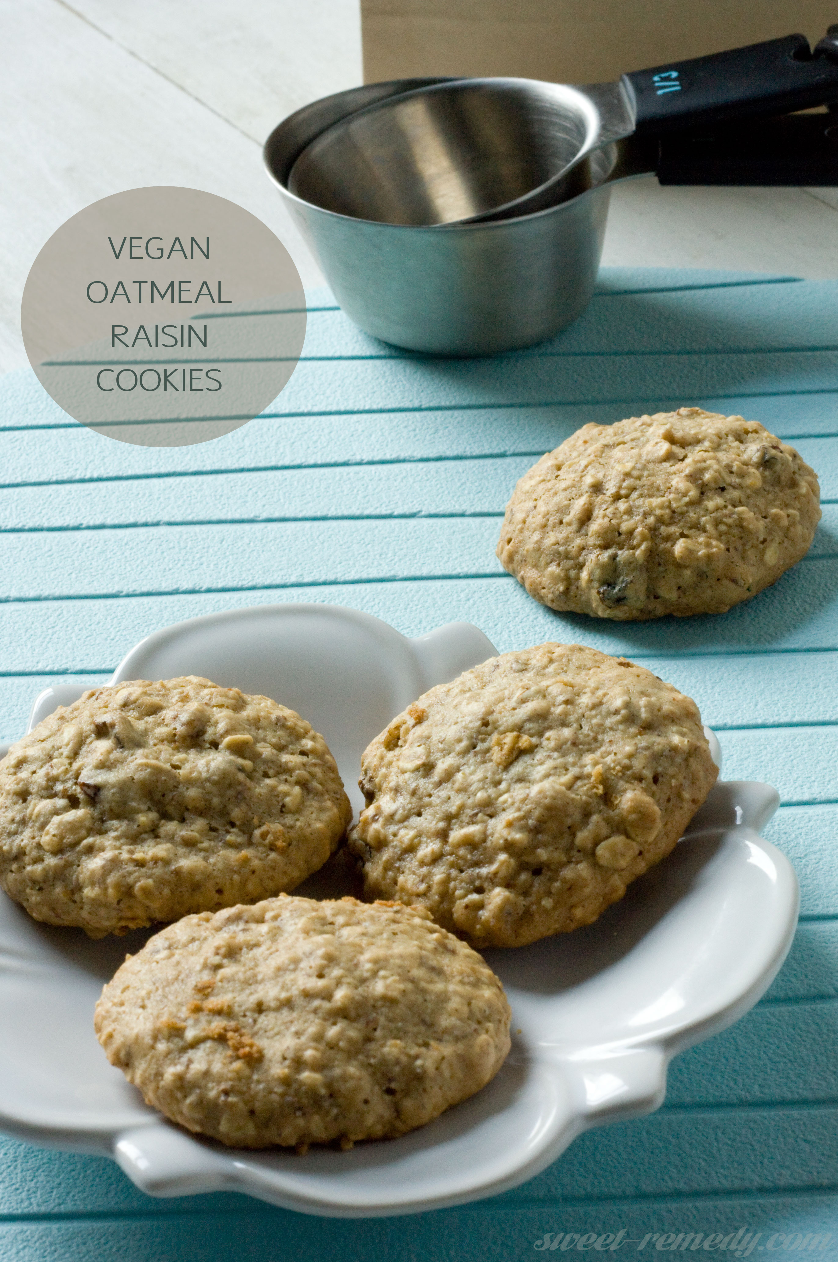 Vegan Oatmeal Raisin Cookies
 Vegan Oatmeal Raisin Cookies Sweet Remedy