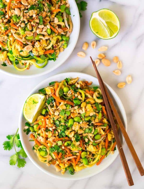 Vegan Pad Thai Recipe
 Ve arian Pad Thai with Zoodles