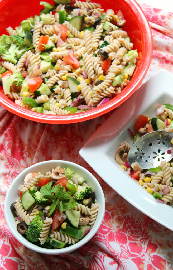 Vegan Pasta Salad
 Summer Veggie Pasta Salad