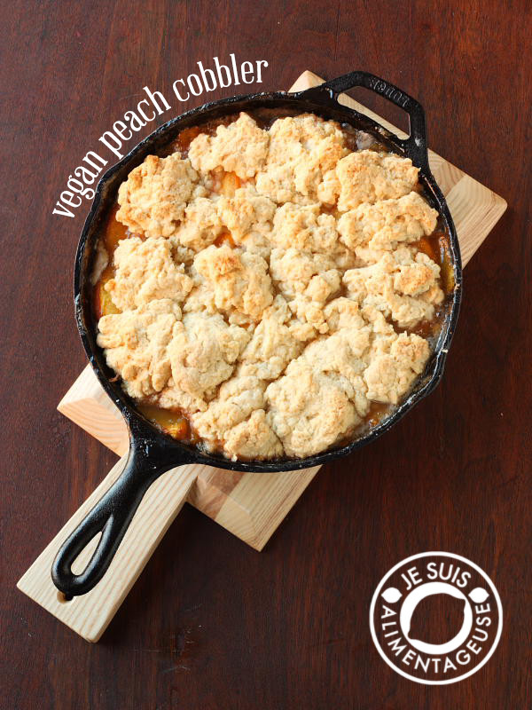 Vegan Peach Cobbler
 Vegan Peach Cobbler The Viet Vegan