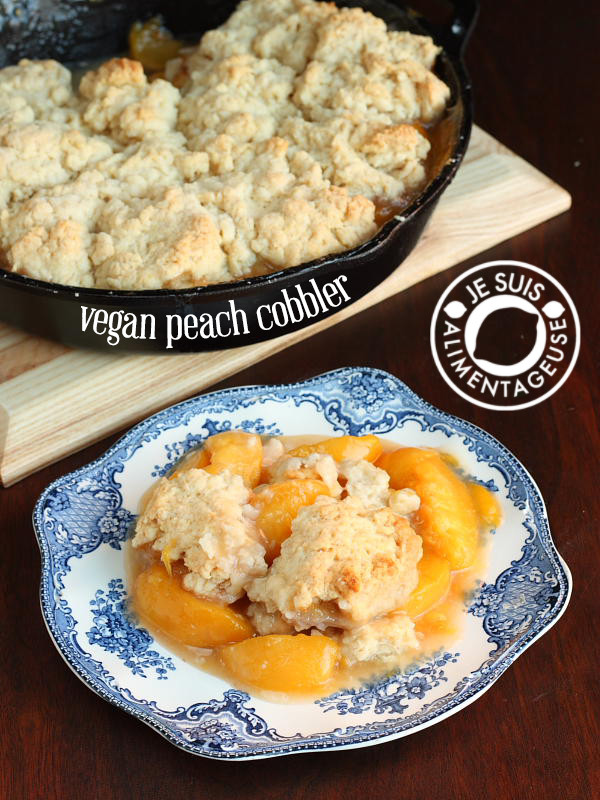 Vegan Peach Cobbler
 Vegan Peach Cobbler The Viet Vegan