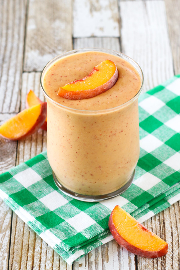 Vegan Peach Cobbler
 gluten free vegan peach cobbler smoothie Sarah Bakes