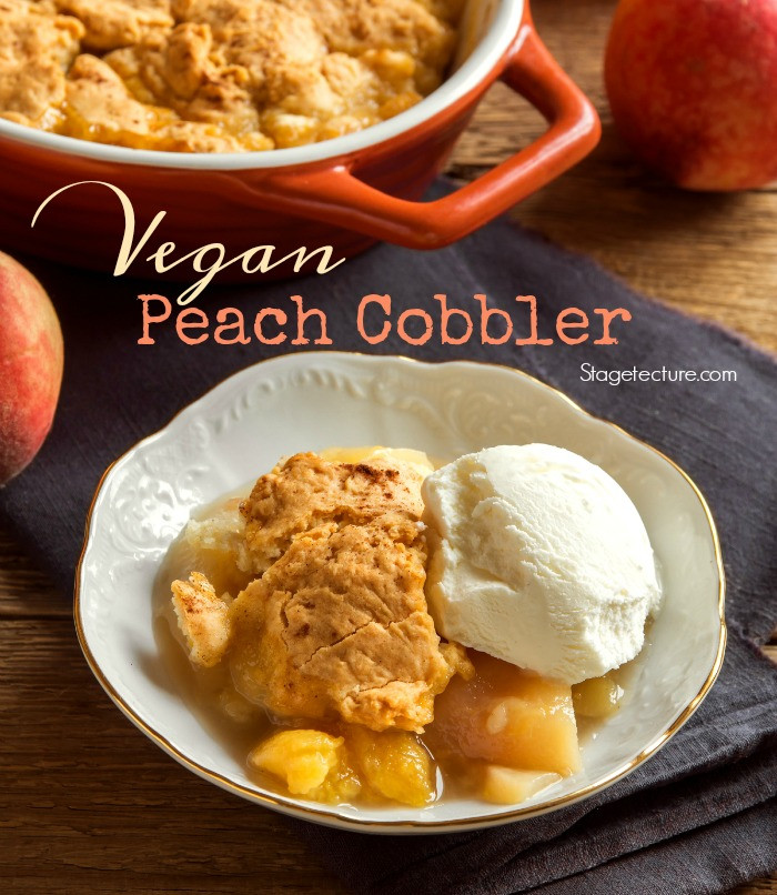 Vegan Peach Cobbler
 Vegan Fresh Peach Cobbler Recipe