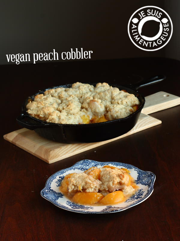 Vegan Peach Cobbler
 Vegan Peach Cobbler The Viet Vegan