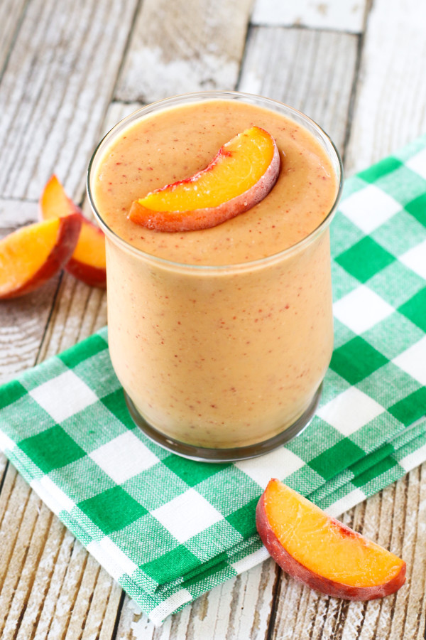 Vegan Peach Cobbler
 gluten free vegan peach cobbler smoothie Sarah Bakes