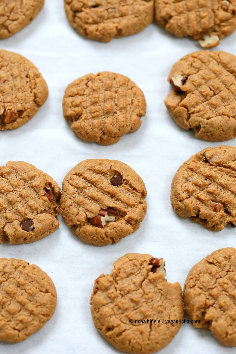 Vegan Peanut Butter Cookies
 Vegan Peanut Butter Cookies with Pecans Vegan Richa