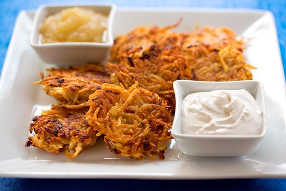 Vegan Potato Pancakes
 Vegan Latkes with a Gluten Free Variation