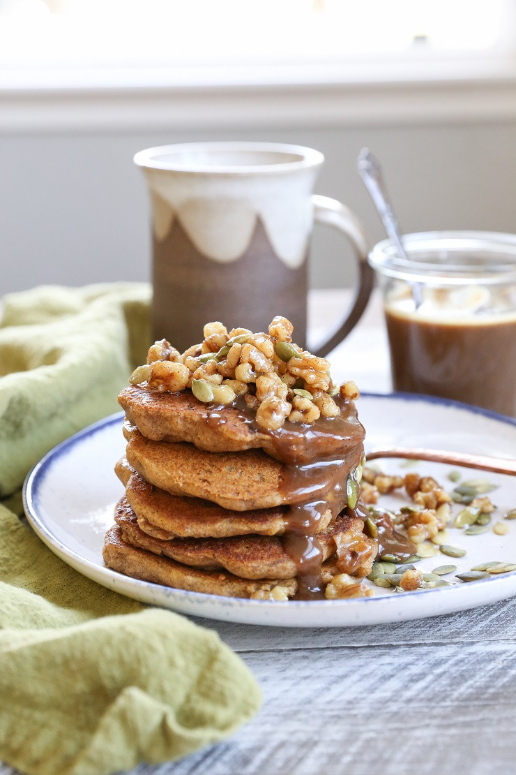 Vegan Pumpkin Pancakes
 Vegan Pumpkin Pancakes The Roasted Root