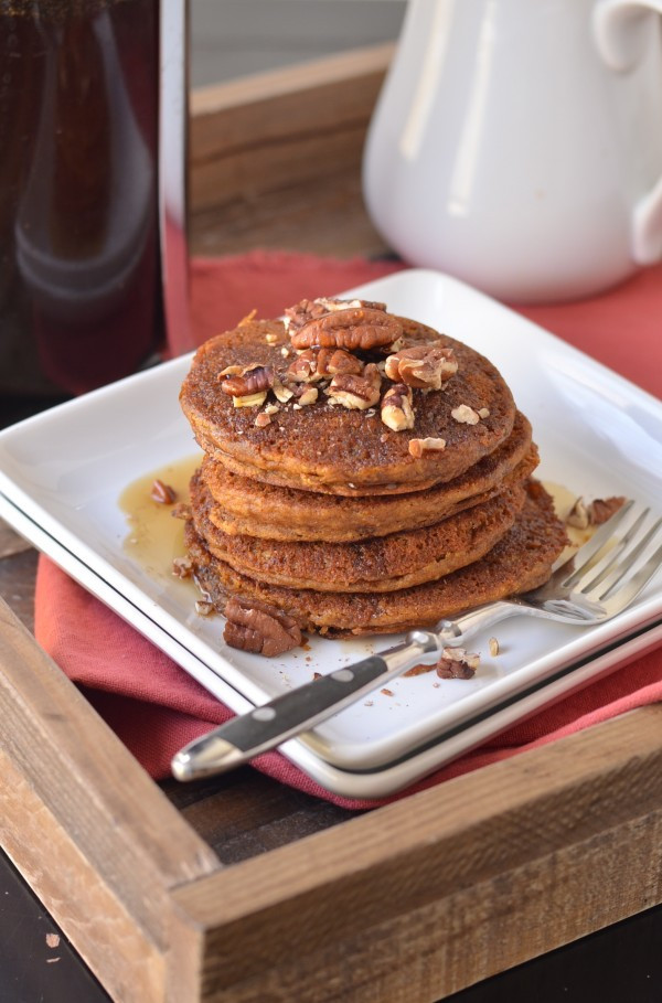 Vegan Pumpkin Pancakes
 Vegan Pumpkin Spice Pancakes