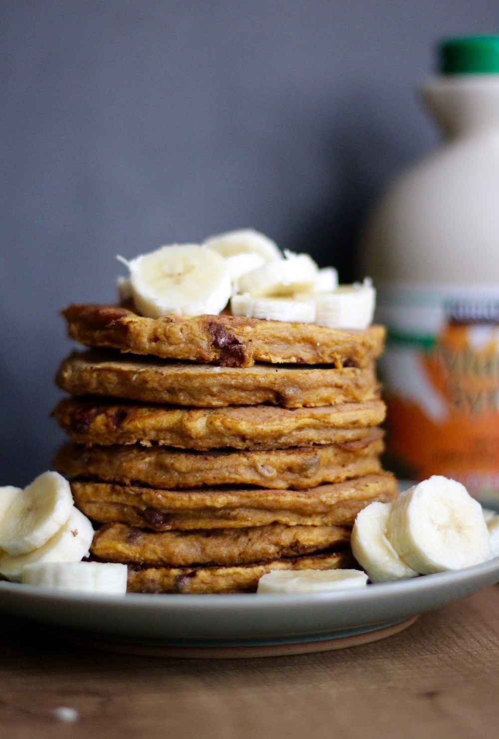 Vegan Pumpkin Pancakes
 Whole Wheat Vegan Pumpkin Pancakes