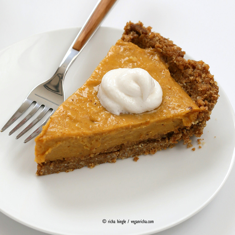 Vegan Pumpkin Recipes
 No Bake Vegan Pumpkin Pie with Gluten free Gingerbread