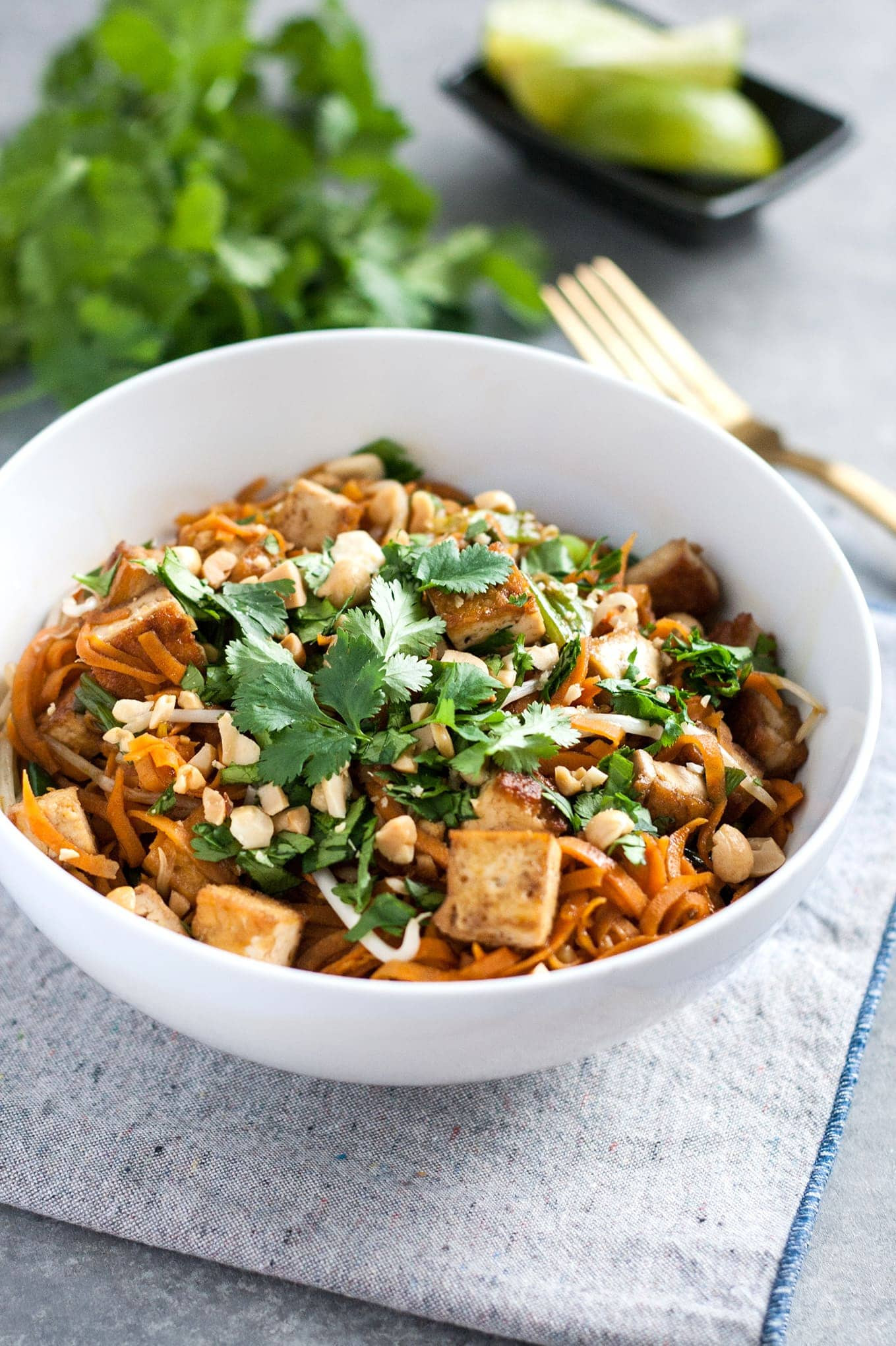 Vegan Recipes Pinterest
 Vegan Pad Thai with Sweet Potato Noodles Recipe