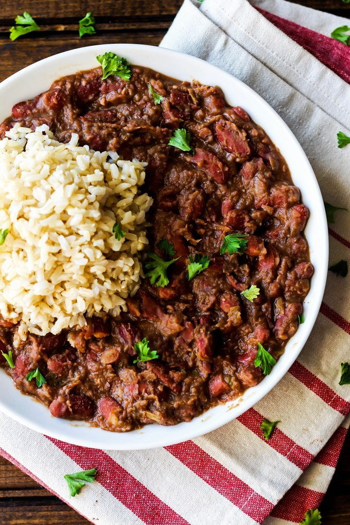 Vegan Red Beans And Rice
 Cajun Style Vegan Red Beans and Rice