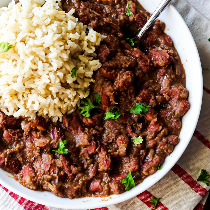 Vegan Red Beans And Rice
 Cajun Style Vegan Red Beans and Rice