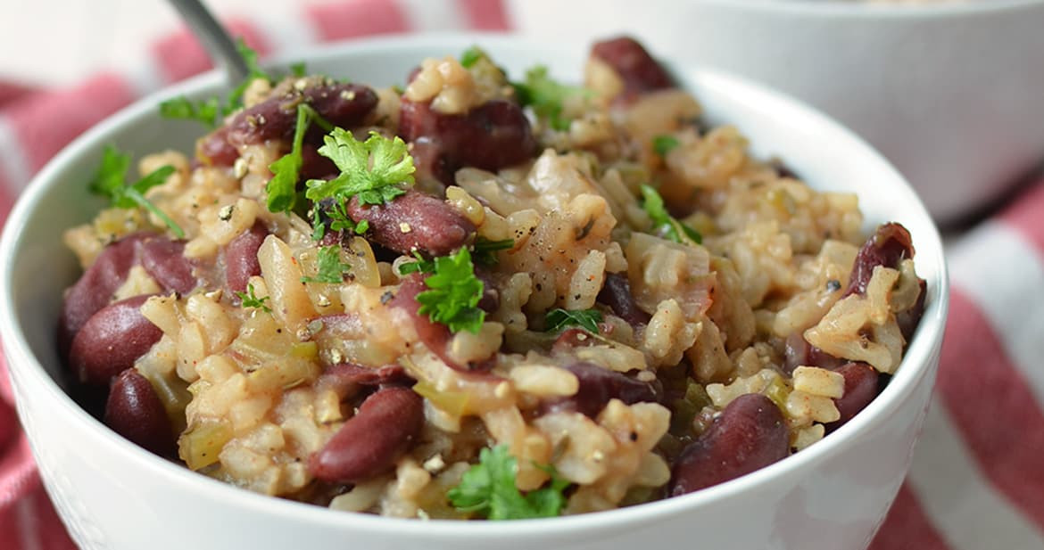 Vegan Red Beans And Rice
 Slow Cooker Vegan Red Beans and Rice