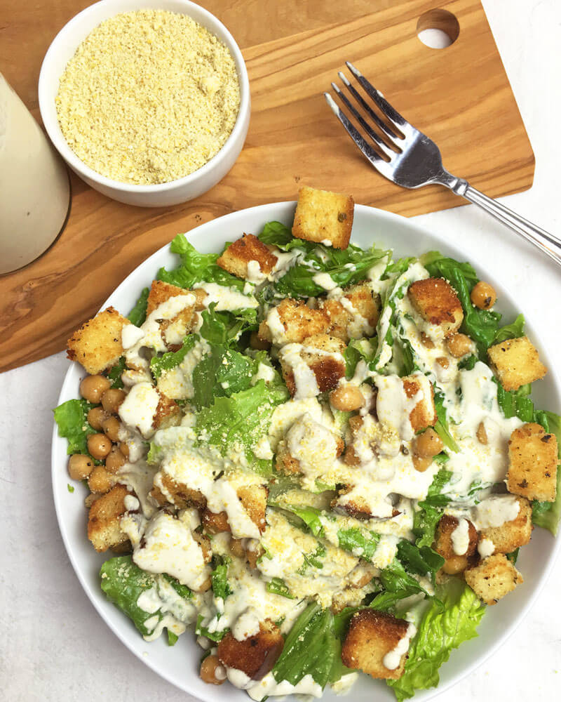 Vegan Salad Dressing Recipes
 Vegan Caesar Salad Recipe with Creamy Caesar Dressing
