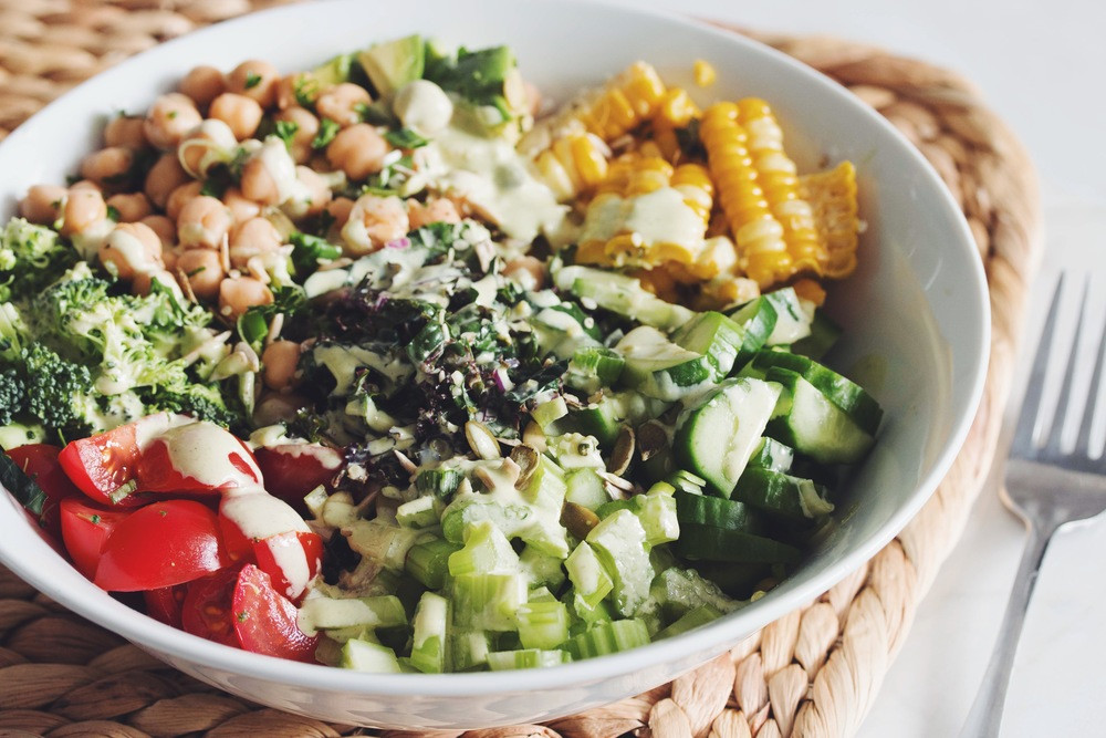 Vegan Salad Dressing Recipes
 vegan chop salad with creamy herb dressing hot for food