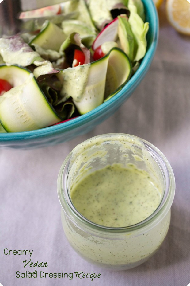 Vegan Salad Dressing Recipes
 Creamy Vegan Salad Dressing Recipe fANNEtastic food