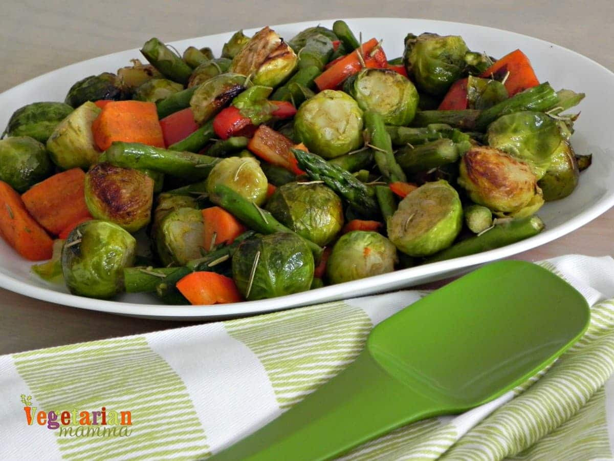 Vegan Side Dishes
 Roasted Ve able Side Dish glutenfree vegan