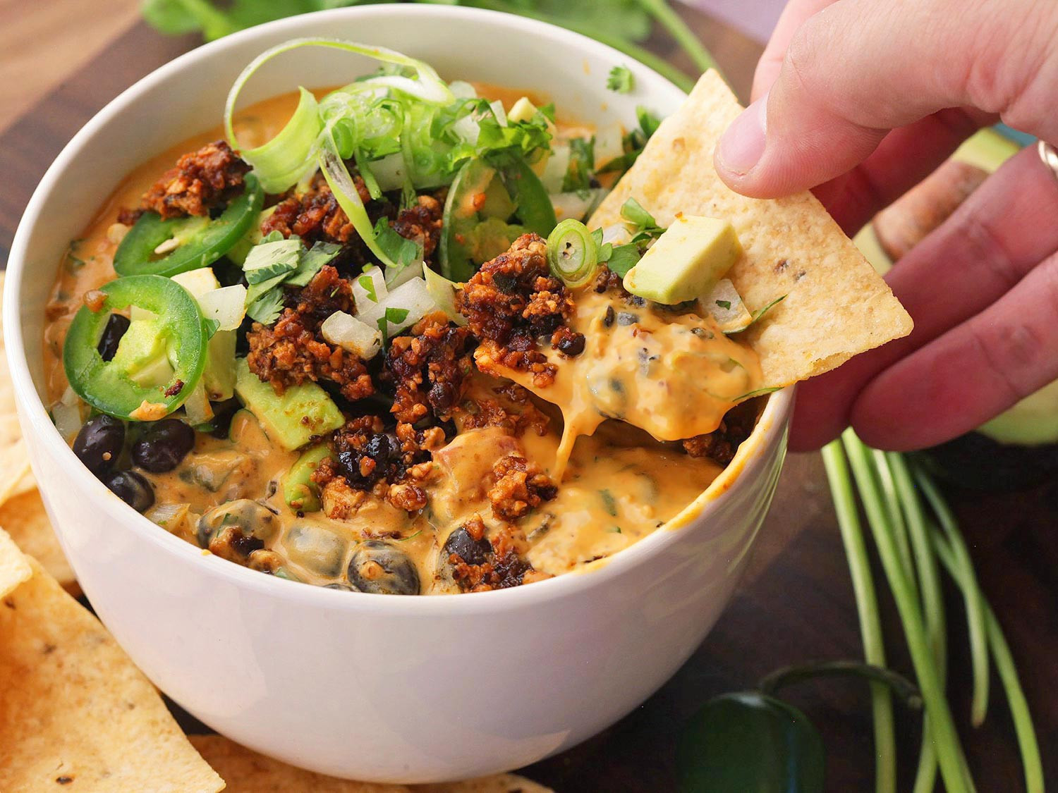 Vegan Snacks Recipes
 The Ultimate Vegan Party Food Fully Loaded Queso Dip