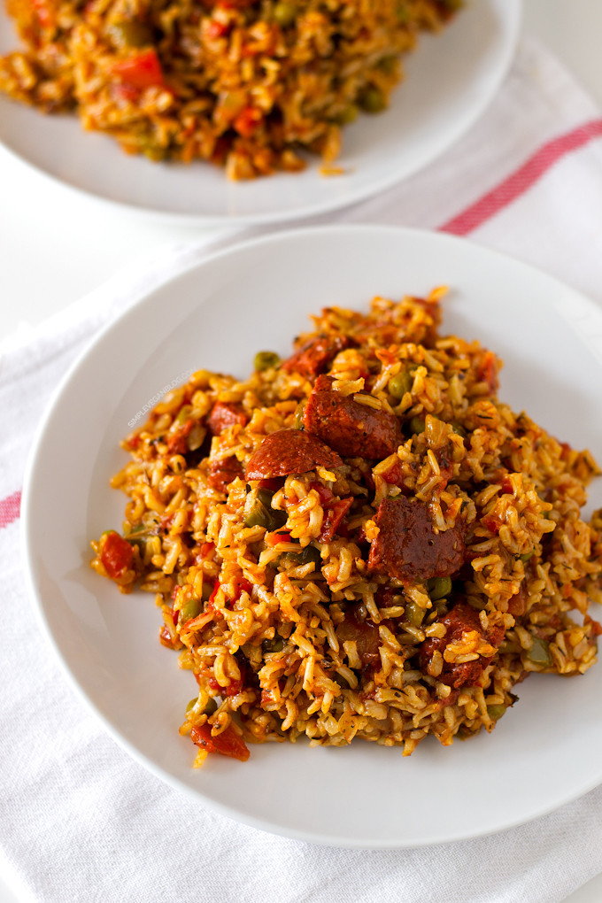 Vegan Spanish Rice
 Simple Vegan Spanish Rice with Chorizo