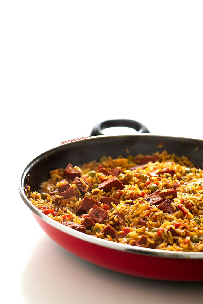 Vegan Spanish Rice
 Simple Vegan Spanish Rice with Chorizo