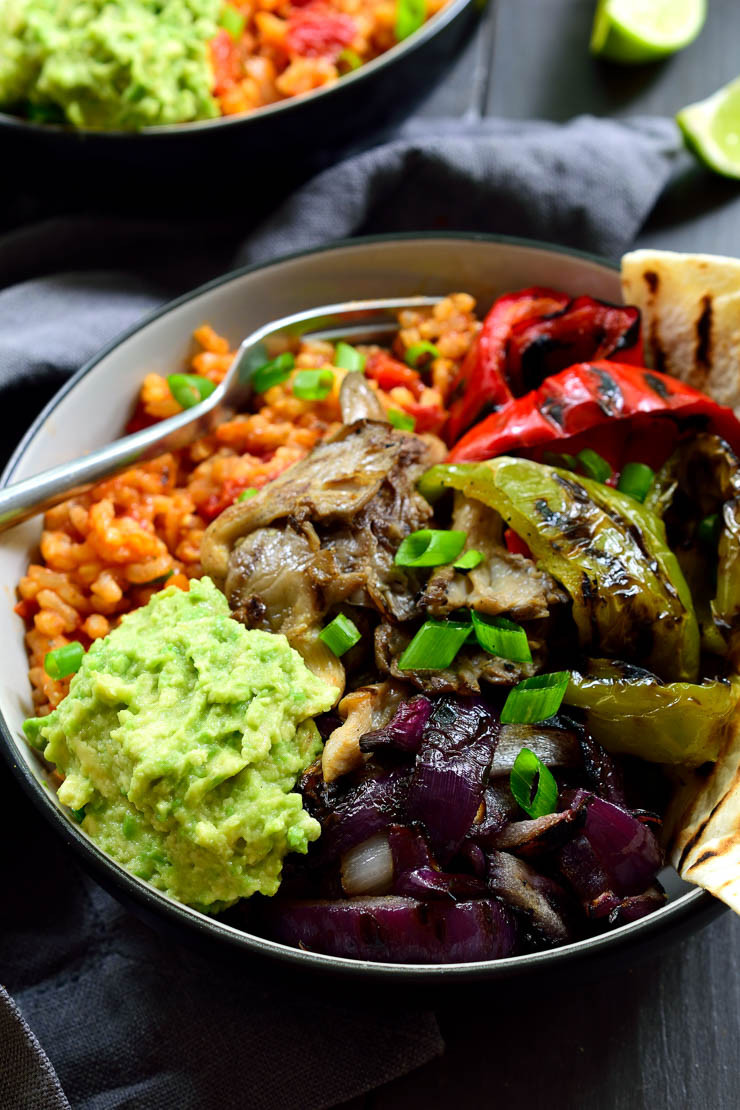 Vegan Spanish Rice
 Vegan Mexican Rice Fajita Bowl