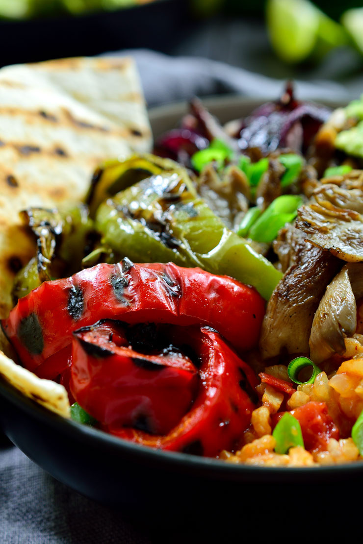 Vegan Spanish Rice
 Vegan Mexican Rice Fajita Bowl