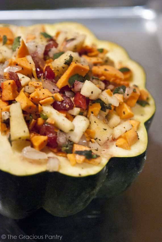 Vegan Stuffed Acorn Squash
 Clean Eating Stuffed Acorn Squash Recipe