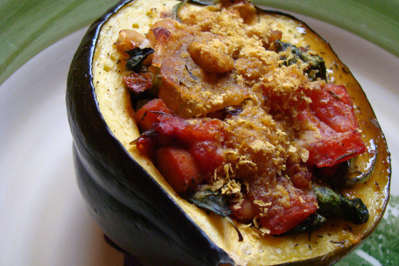 Vegan Stuffed Acorn Squash
 Vegan Stuffed Acorn Squash