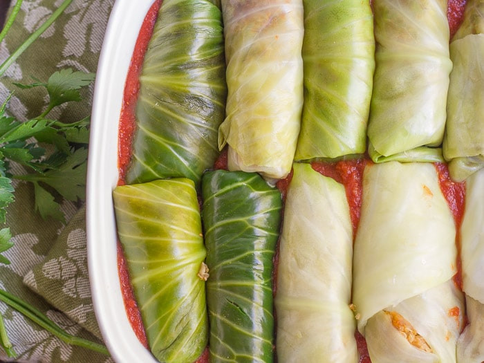 Vegan Stuffed Cabbage
 Quinoa & Lentil Stuffed Vegan Cabbage Rolls