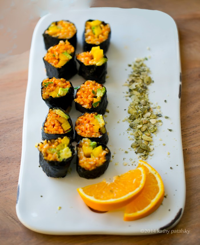 Vegan Sushi Recipes
 Golden Avocado Sushi Roll Creative Vegan Sushi 101