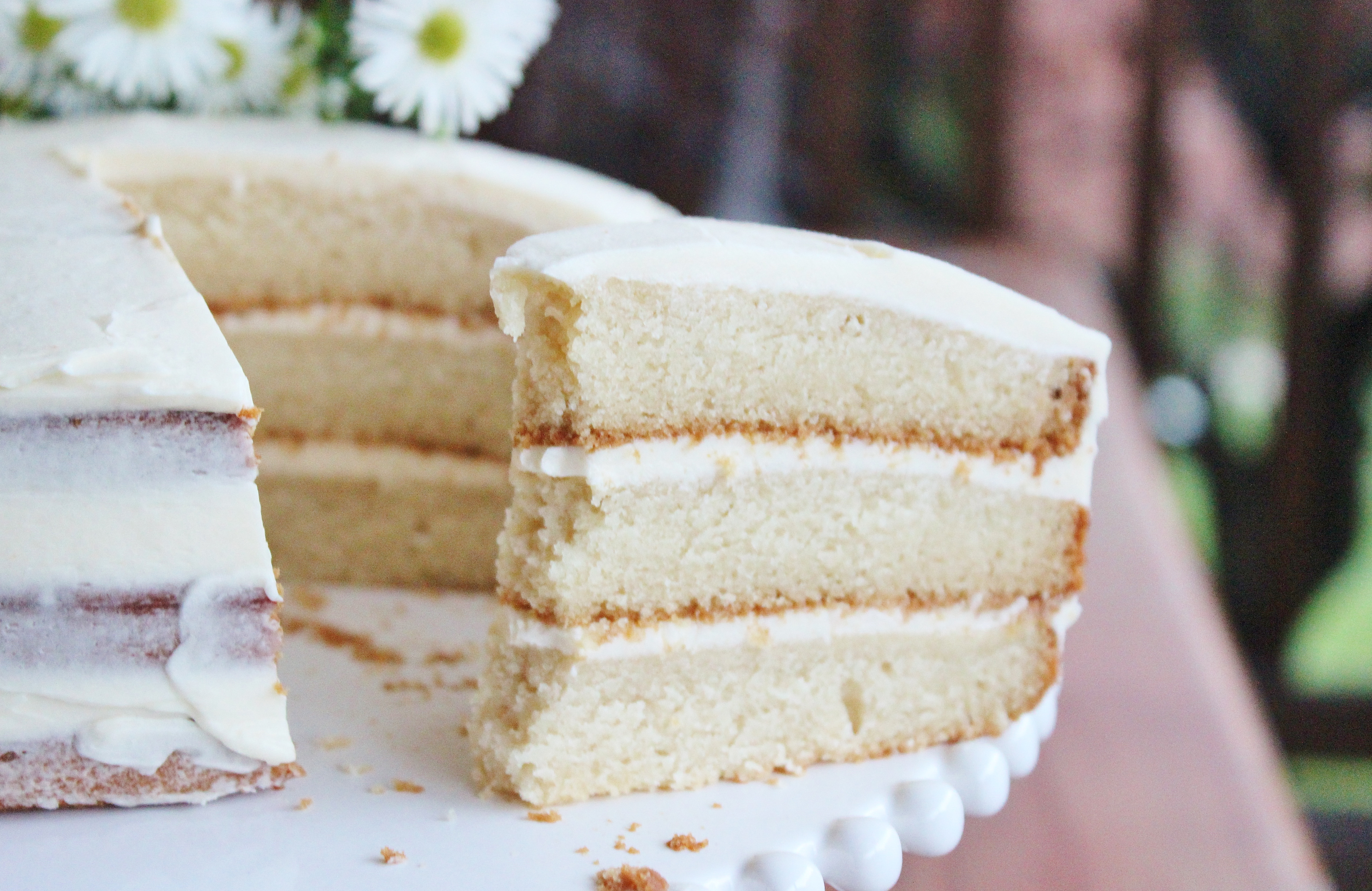 Vegan Vanilla Cake Recipe
 White vegan vanilla cake and going vegan – Baking with Gab