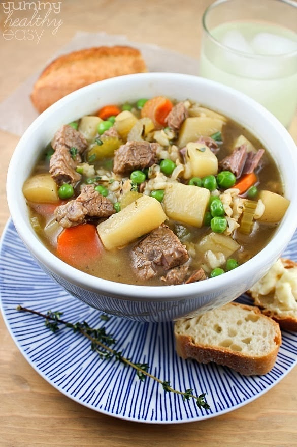 Vegetable Beef Barley Soup
 The Best Ever Slow Cooker Ve able Beef Barley Soup