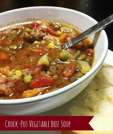 Vegetable Beef Soup Crock Pot
 Crock Pot Ve able Beef Soup