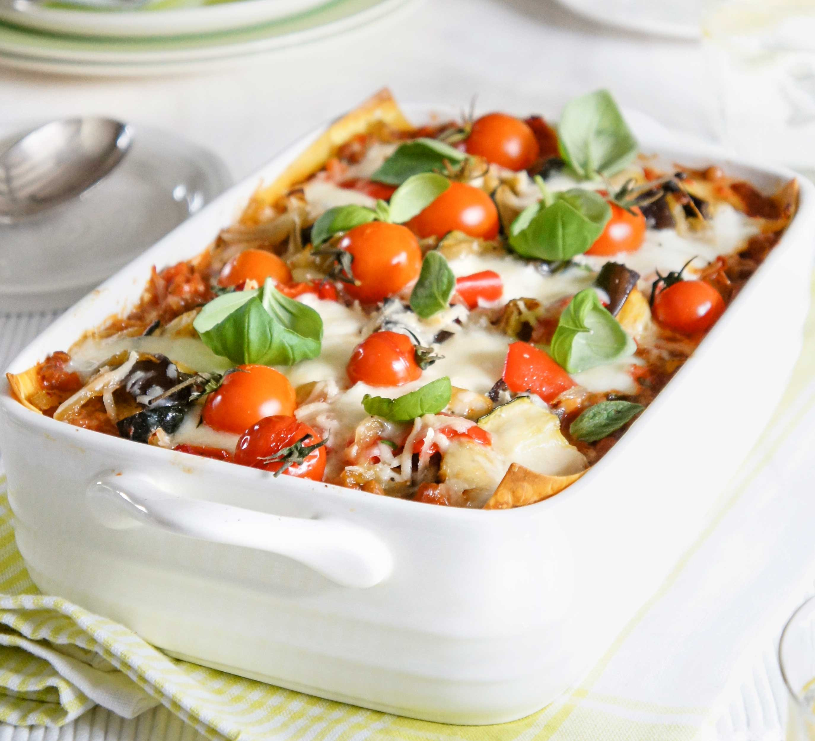 Vegetable Lasagna Recipes
 Lighter ve able lasagne recipe