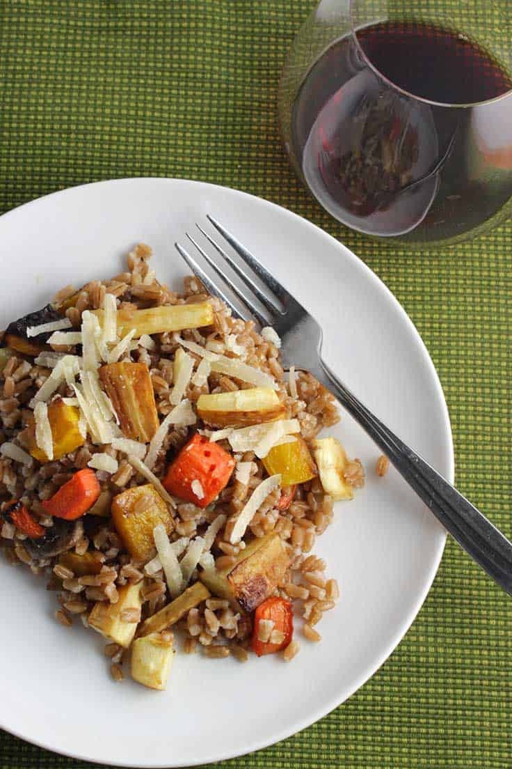 Vegetable Main Dishes
 Roasted Root Ve able Farro SundaySupper