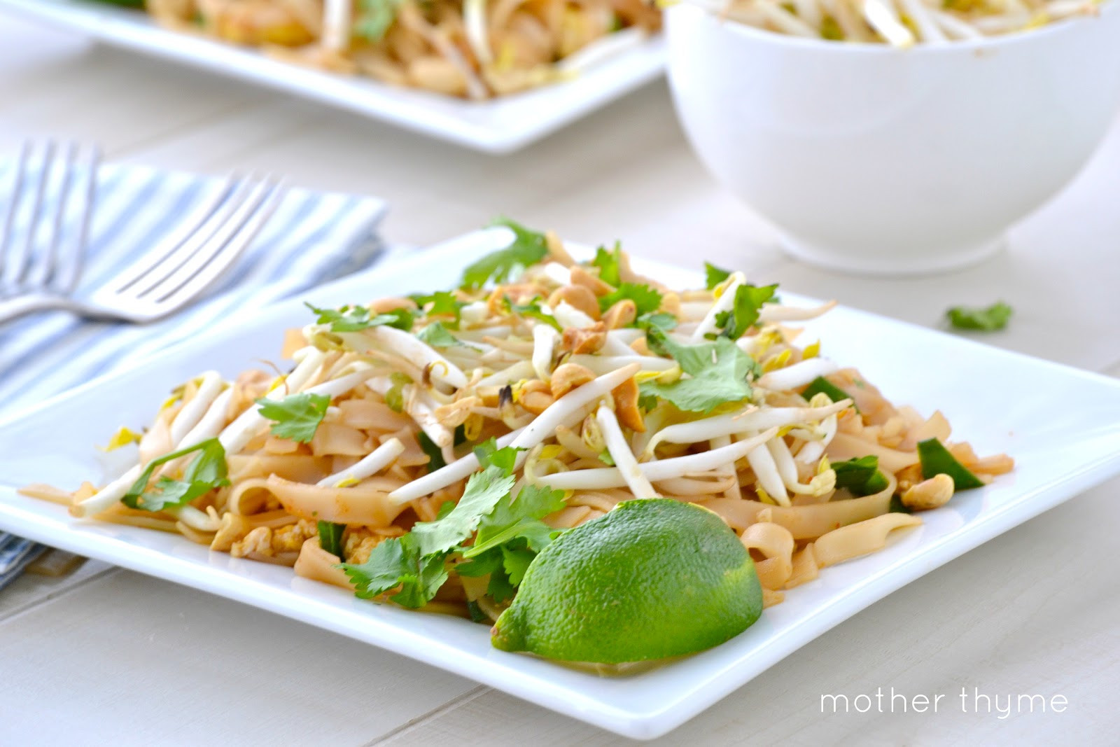 Vegetable Pad Thai
 Ve able Pad Thai Mother Thyme