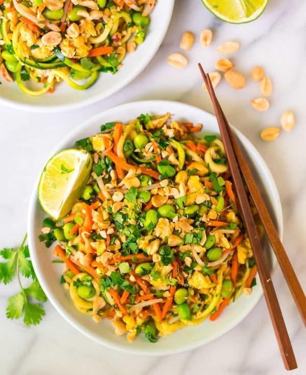 Vegetable Pad Thai
 Ve arian Pad Thai with Zoodles