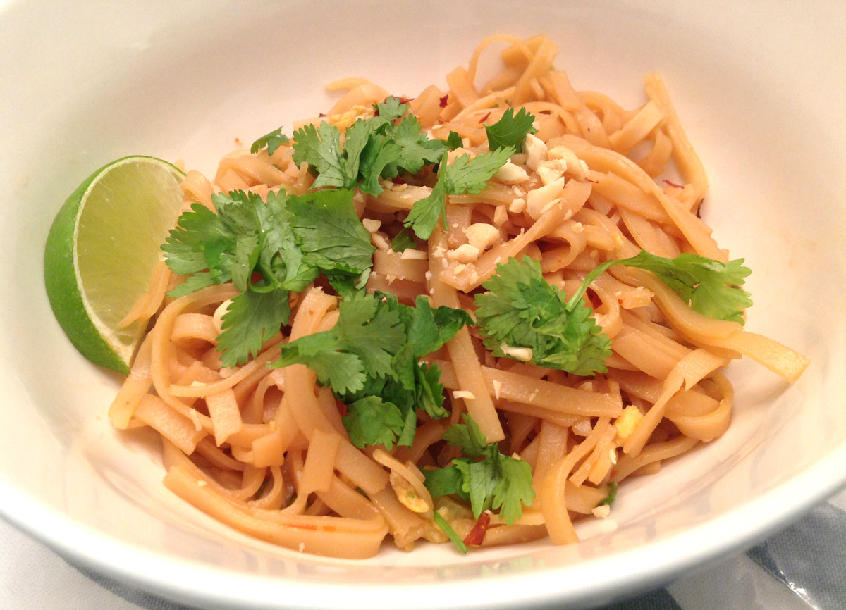 Vegetable Pad Thai
 my back pages ve able pad thai