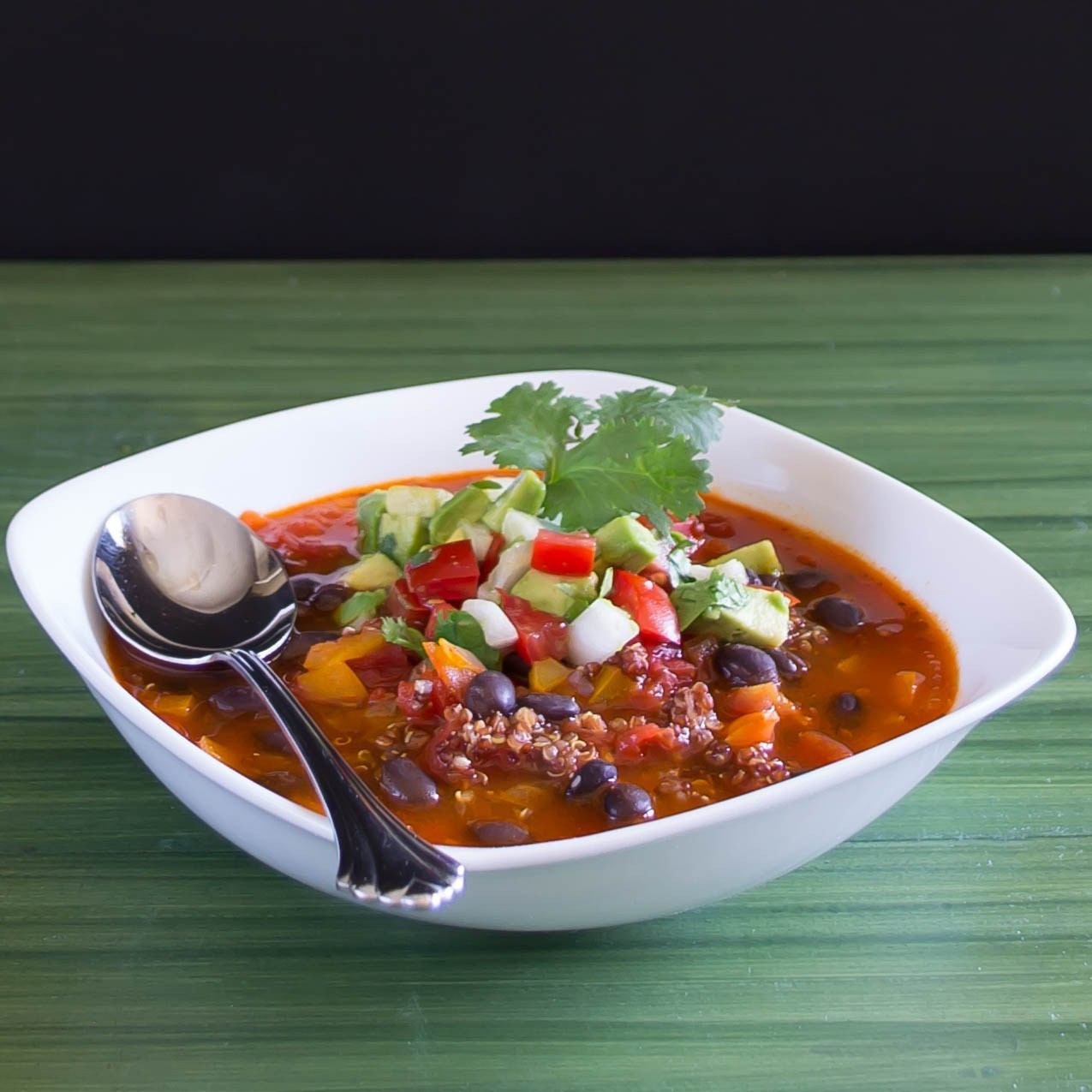 Vegetarian Bean Chili
 Ve arian Black Bean Chili Pick Fresh Foods