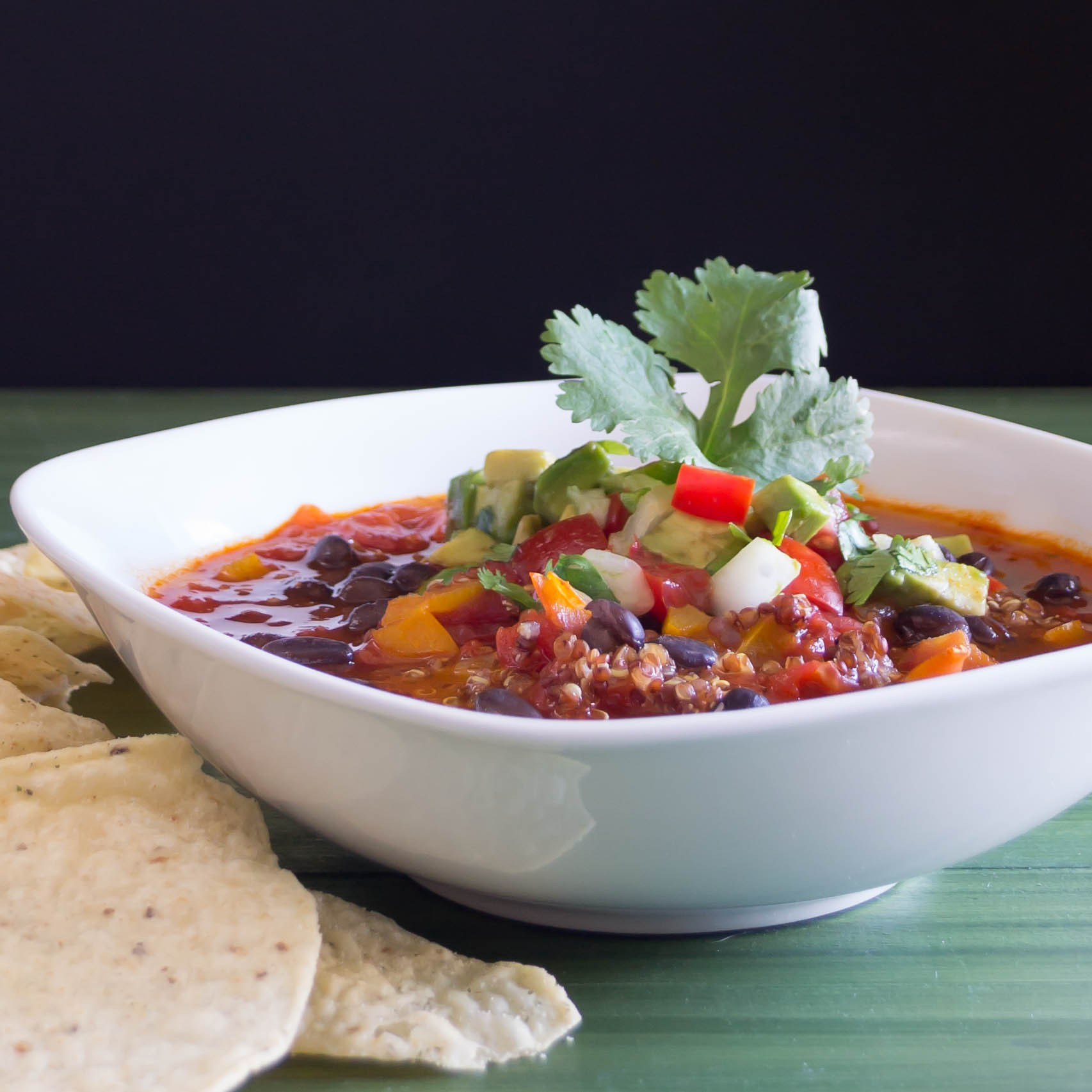 Vegetarian Bean Chili
 Ve arian Black Bean Chili Pick Fresh Foods