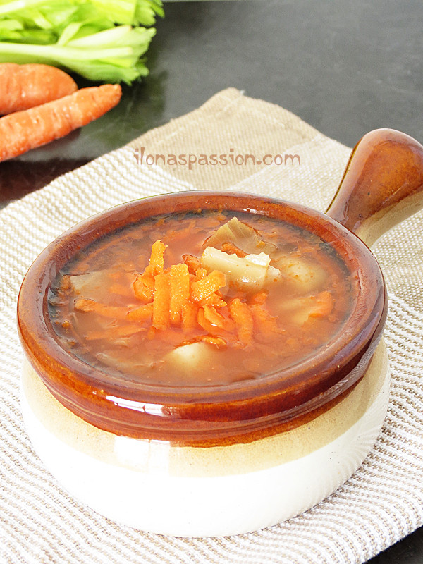 Vegetarian Cabbage Soup
 Ve arian Cabbage Soup Ilona s Passion