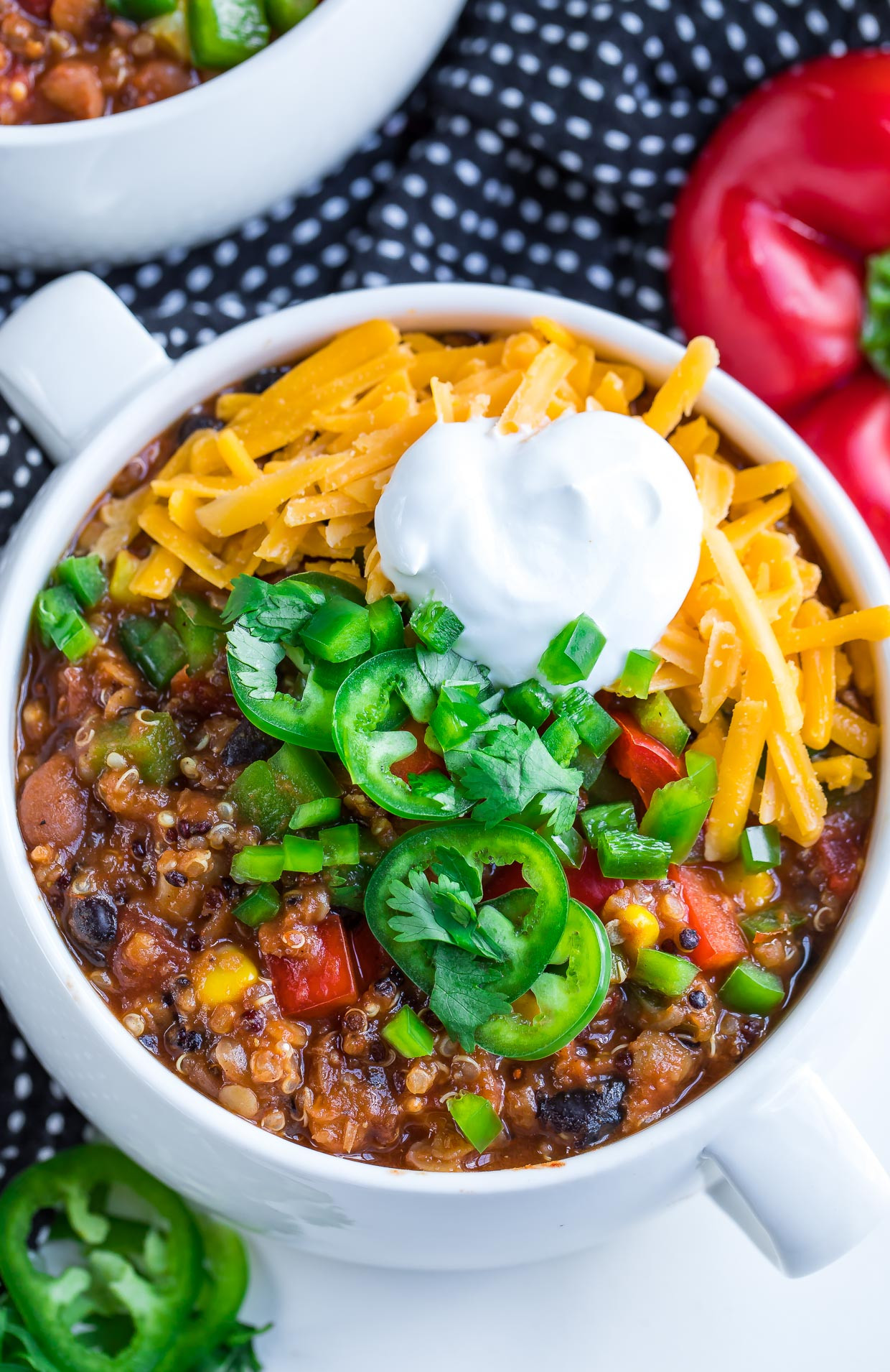 Vegetarian Chili Instant Pot
 Instant Pot Ve arian Quinoa Chili Peas And Crayons