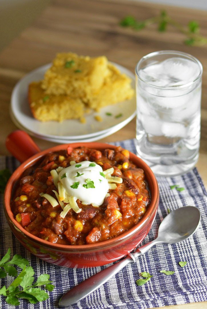 Vegetarian Chili Recipe Crock Pot
 Crock Pot Ve able Chili