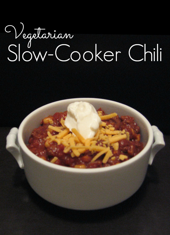 Vegetarian Chili Recipe Crock Pot
 Ve arian Crock Pot Chili Recipe