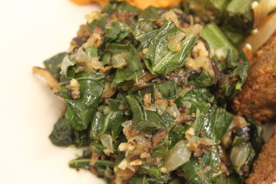 Vegetarian Collard Greens
 Ve arian Healthy Collard Greens Recipe